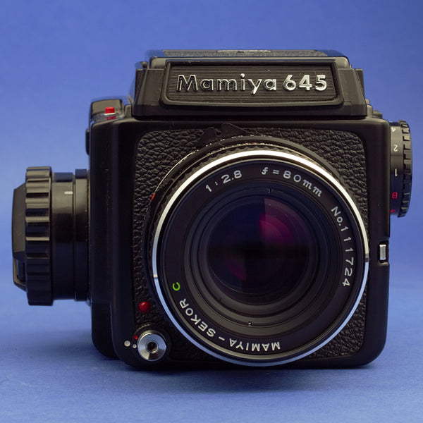 Mamiya M645J Medium Format Camera Kit Beautiful Condition