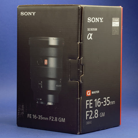 Sony FE 16-35mm 2.8 GM Lens US Model Mint Condition