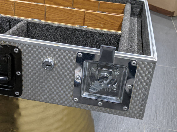 Alpine Large Rigidized Aluminum Case with Separations for Large Format Lenses