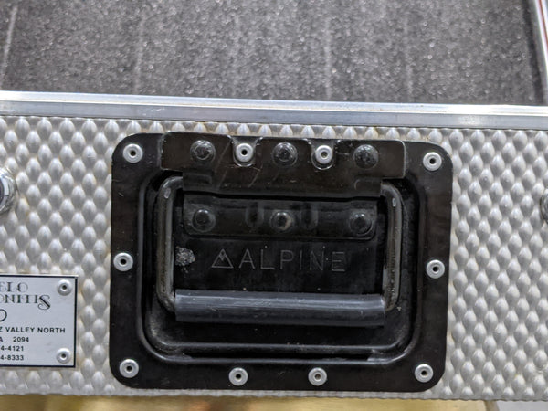 Alpine Large Rigidized Aluminum Case with Separations for Large Format Lenses