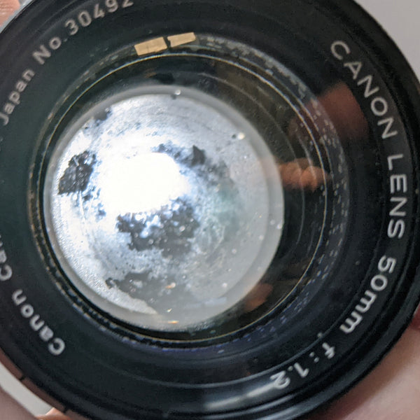 Canon 50mm 1.2 Rangefinder Lens Leica Screw Mount