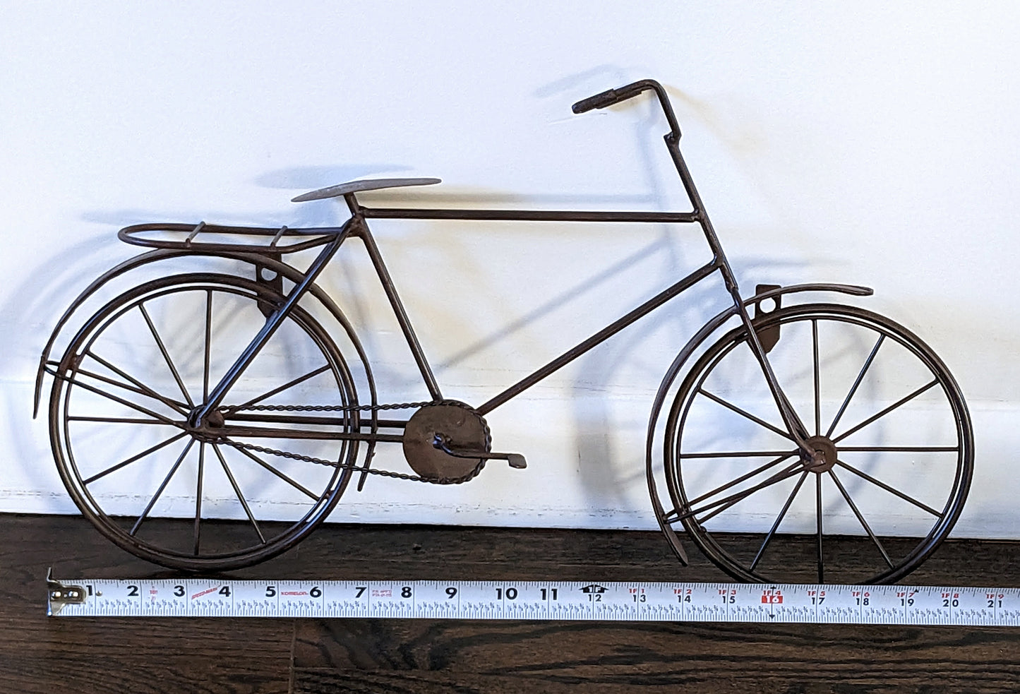 Vintage Wall Display Metal Bike 20"