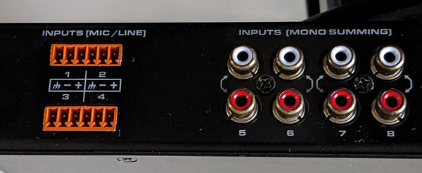 QSC MP-M40 Music and Paging Mixer Processor Great Condition